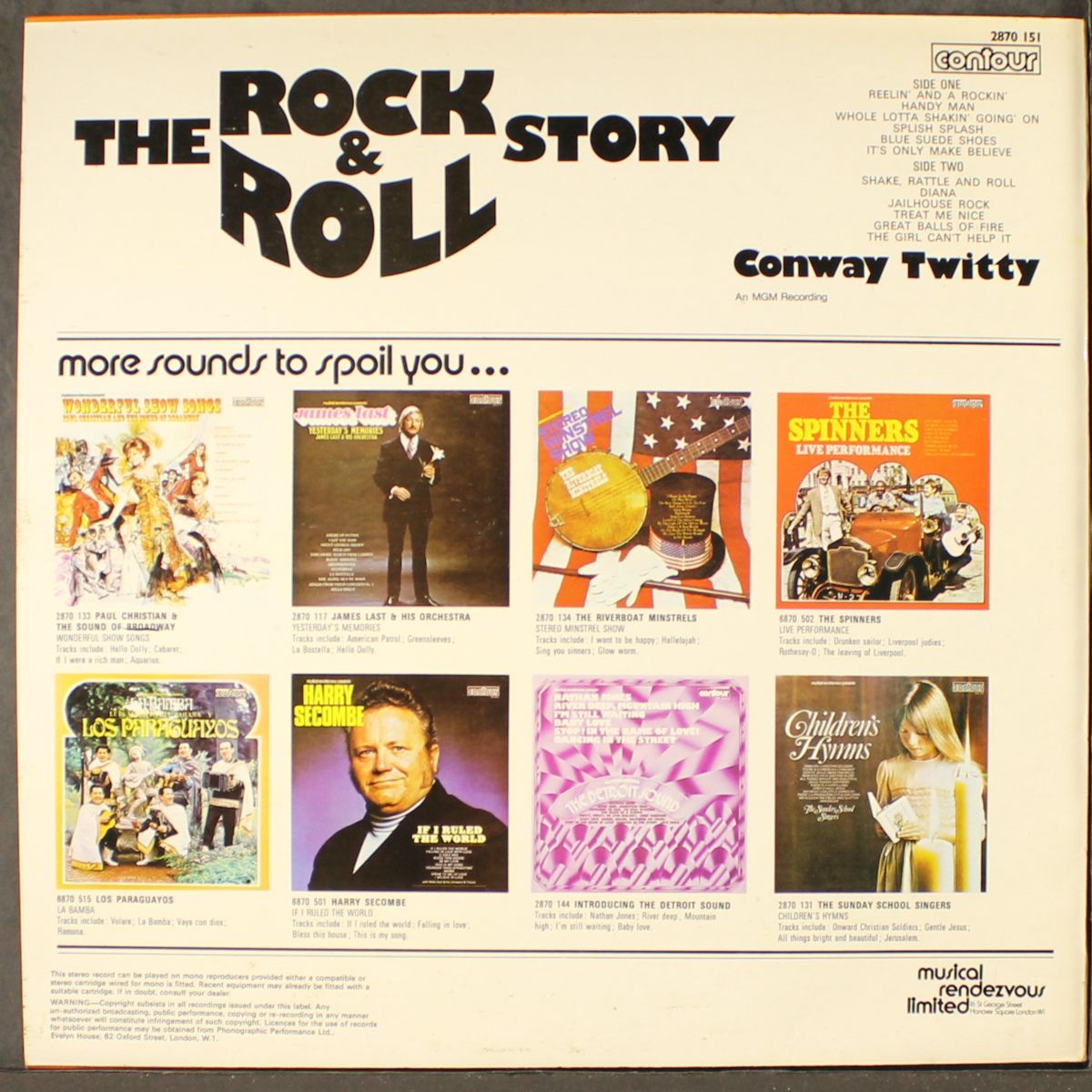 the rock & roll story by CONWAY TWITTY