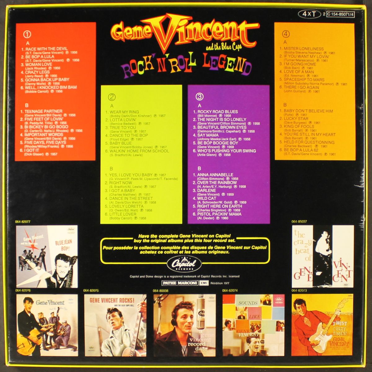 rock'n'roll legend by GENE VINCENT
