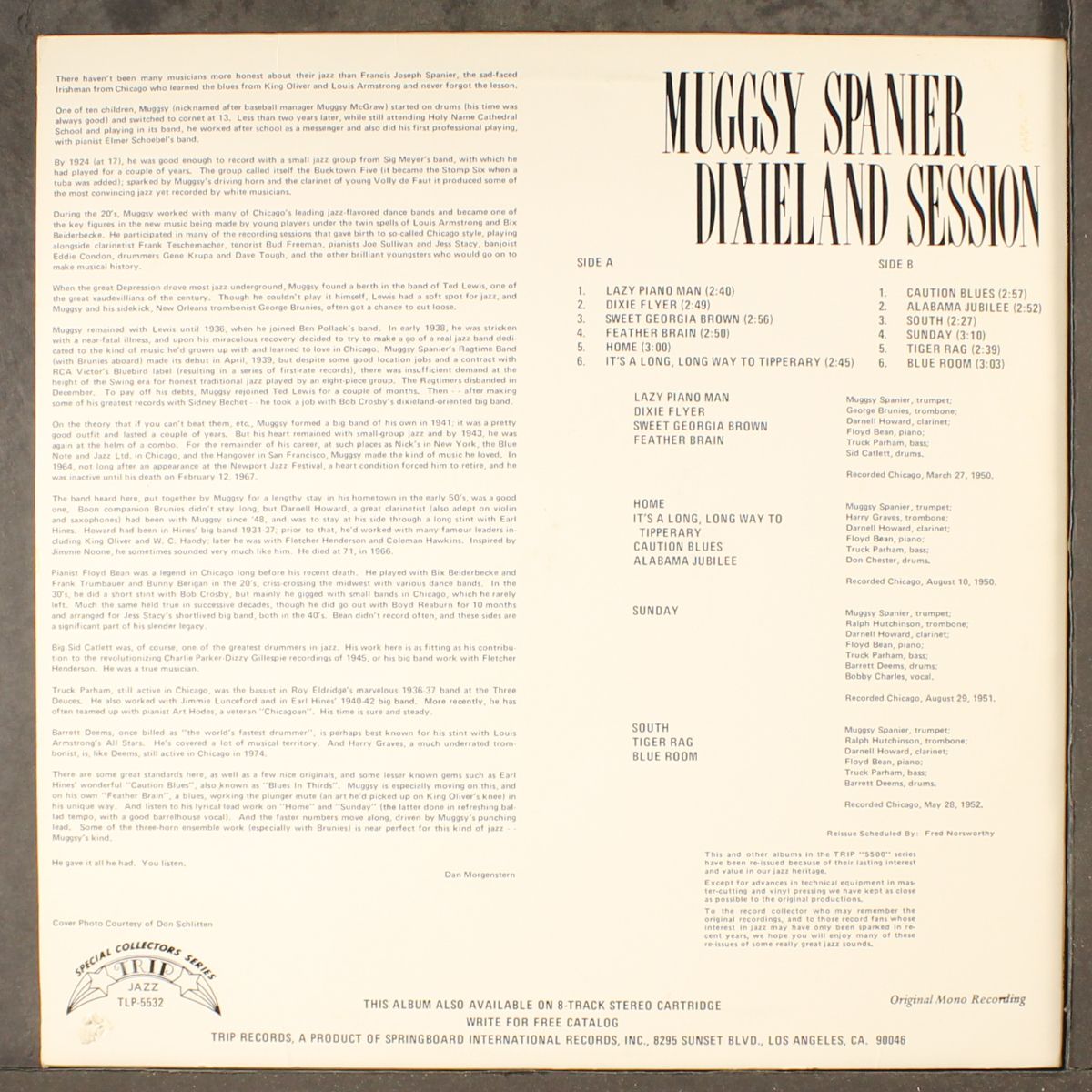 dixieland session 1950 by MUGGSY SPANIER