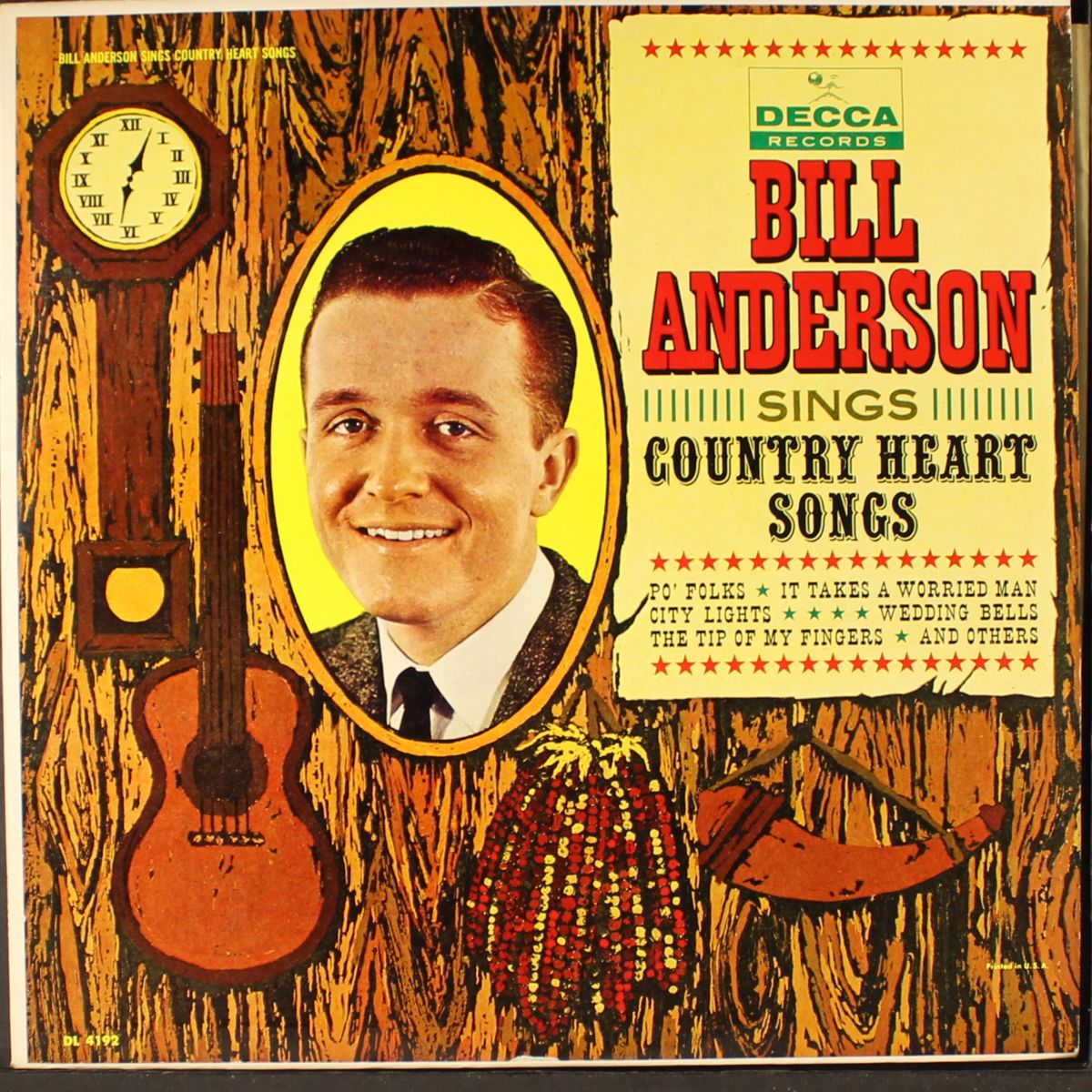 sings country heart songs by BILL ANDERSON