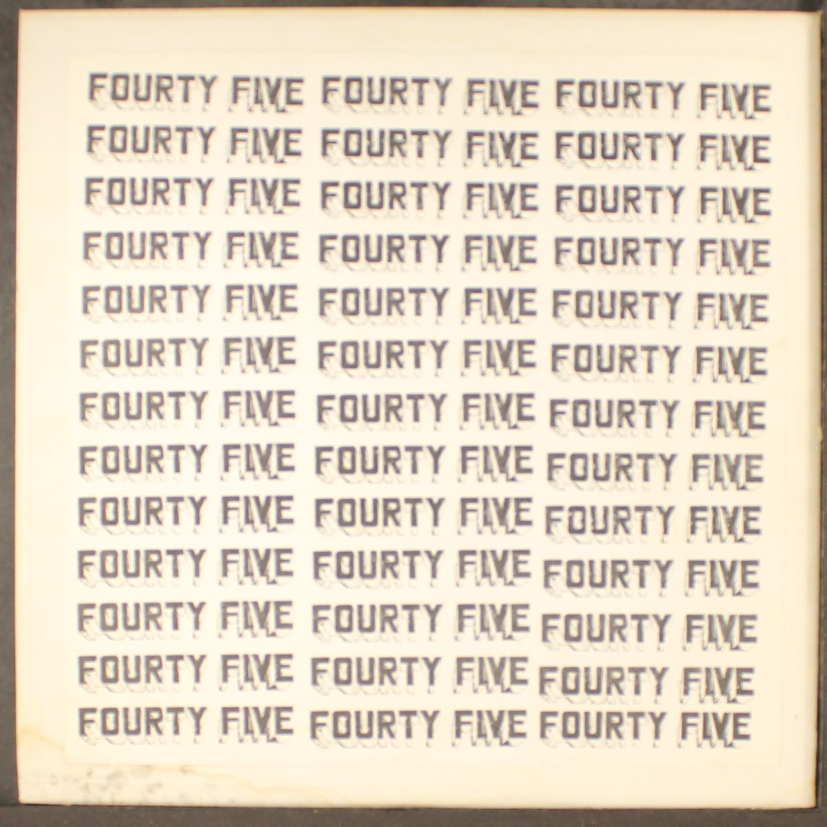 special edition 4 song ep by FOURTY FIVE