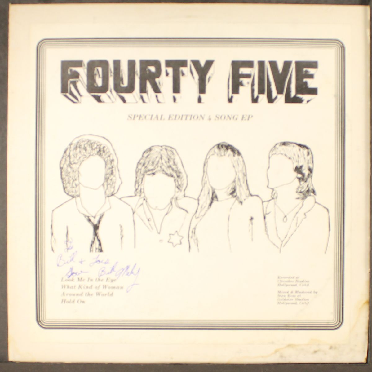 special edition 4 song ep by FOURTY FIVE