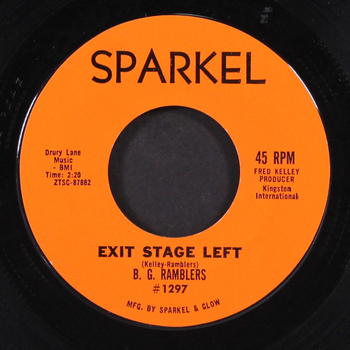 hey mr. popeye / exit stage left by B.G. RAMBLERS