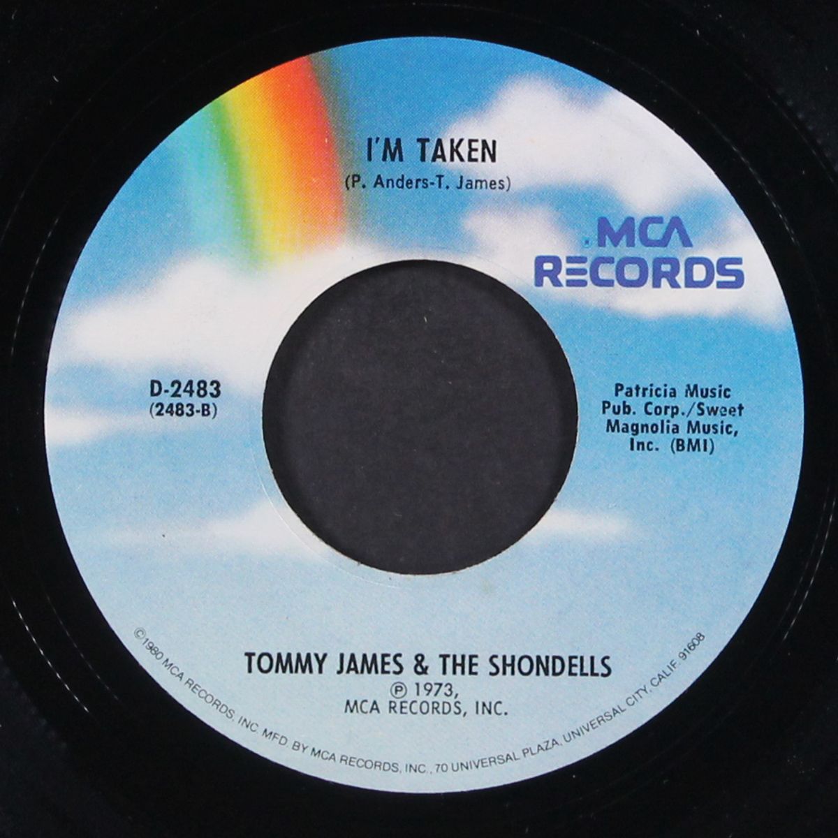 crimson & clover / i'm taken by TOMMY JAMES & SHONDELLS
