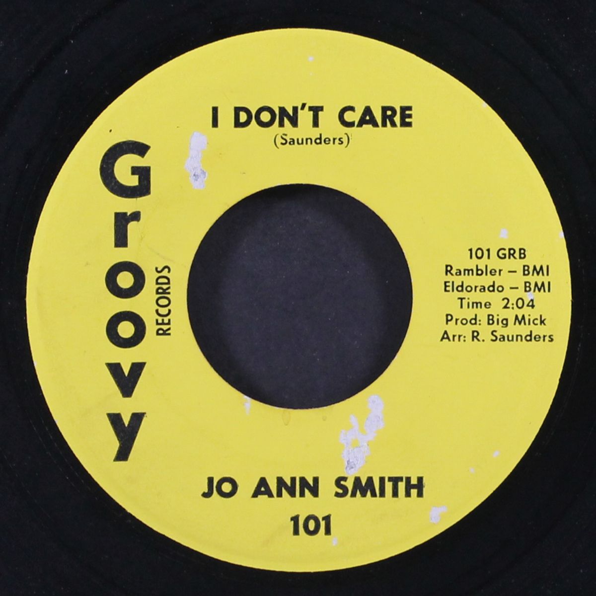 work with me ringo / i don't care by JO ANN SMITH