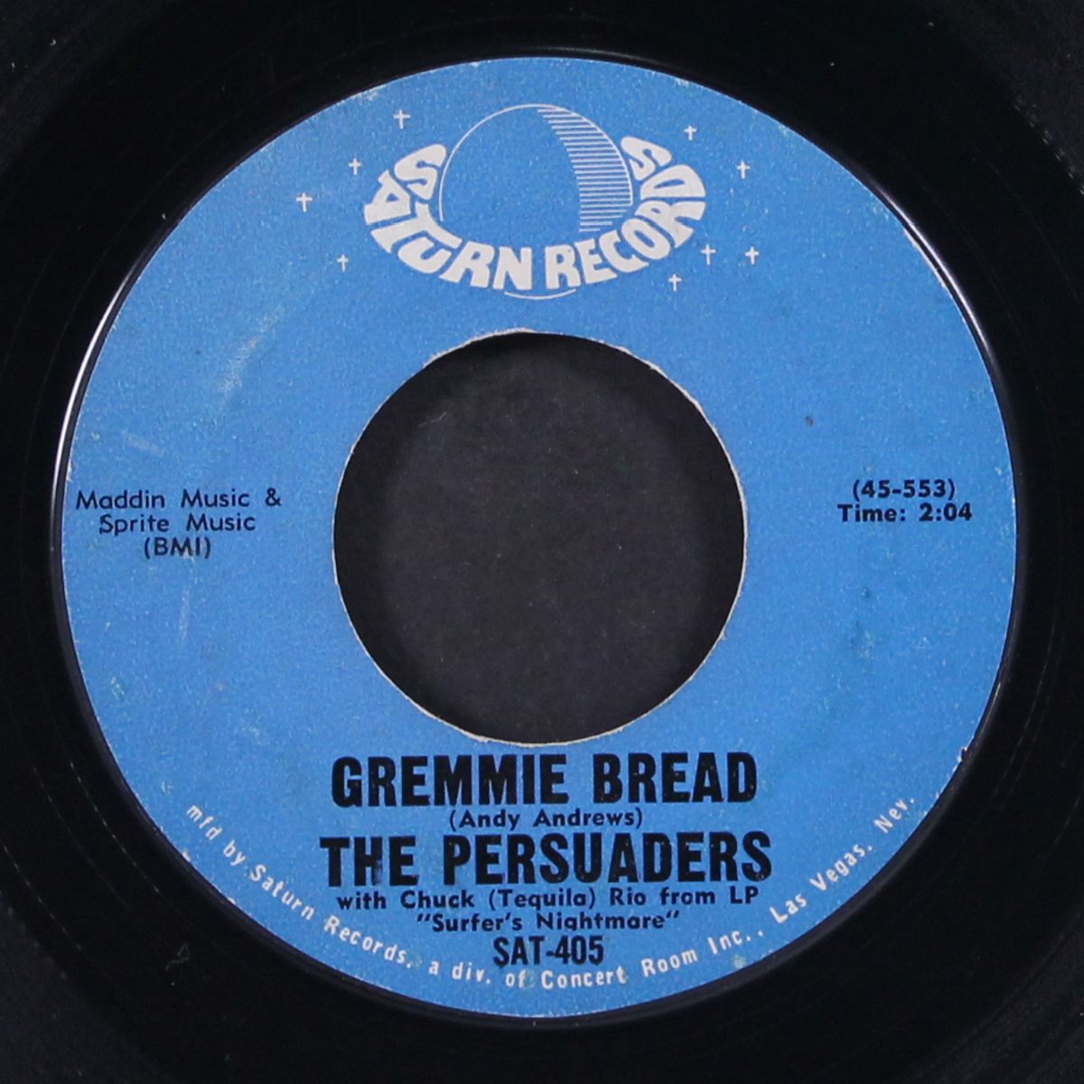 caught in the soup / gremmie bread by PERSUADERS