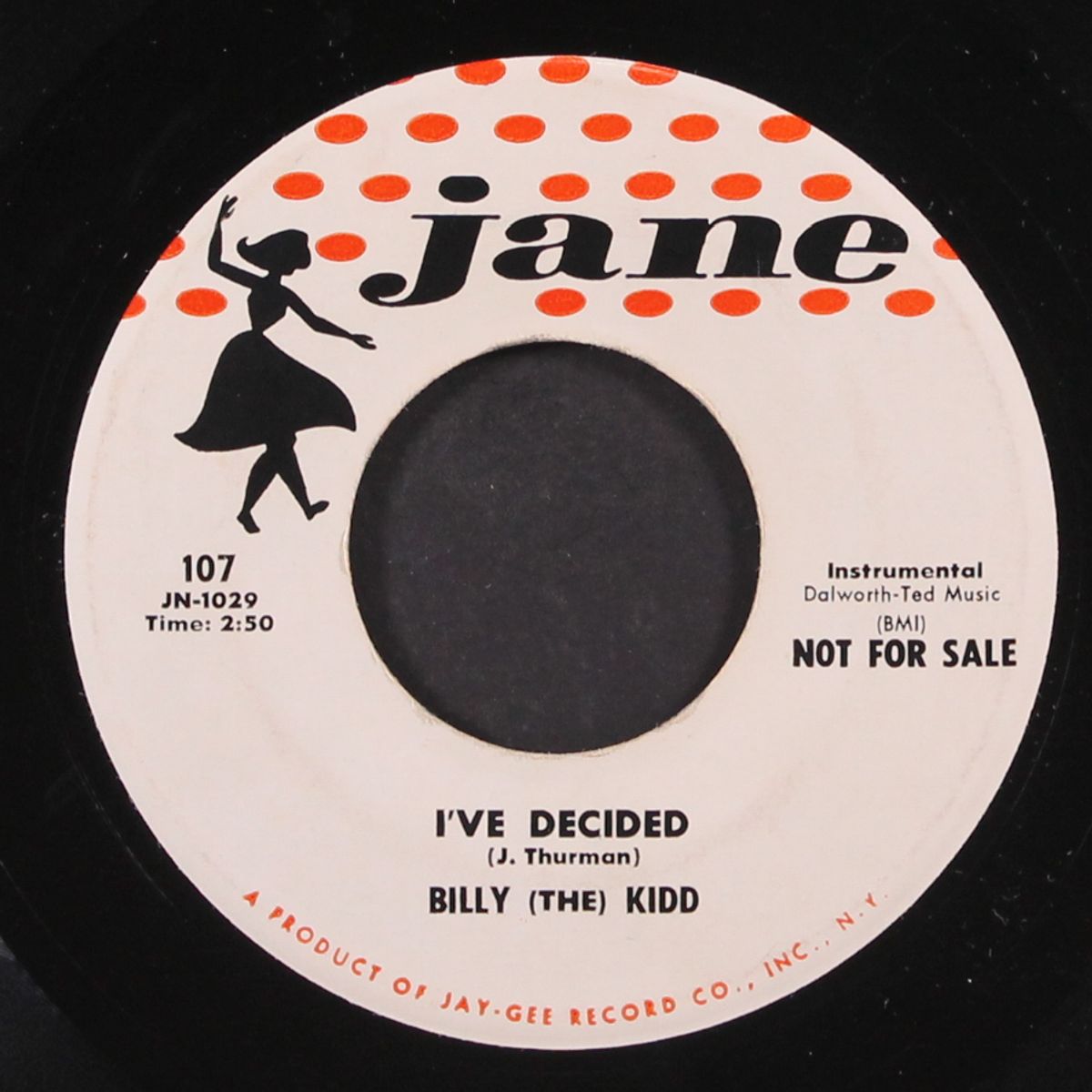 crazy guitar / i've decided by BILLY (THE) KIDD