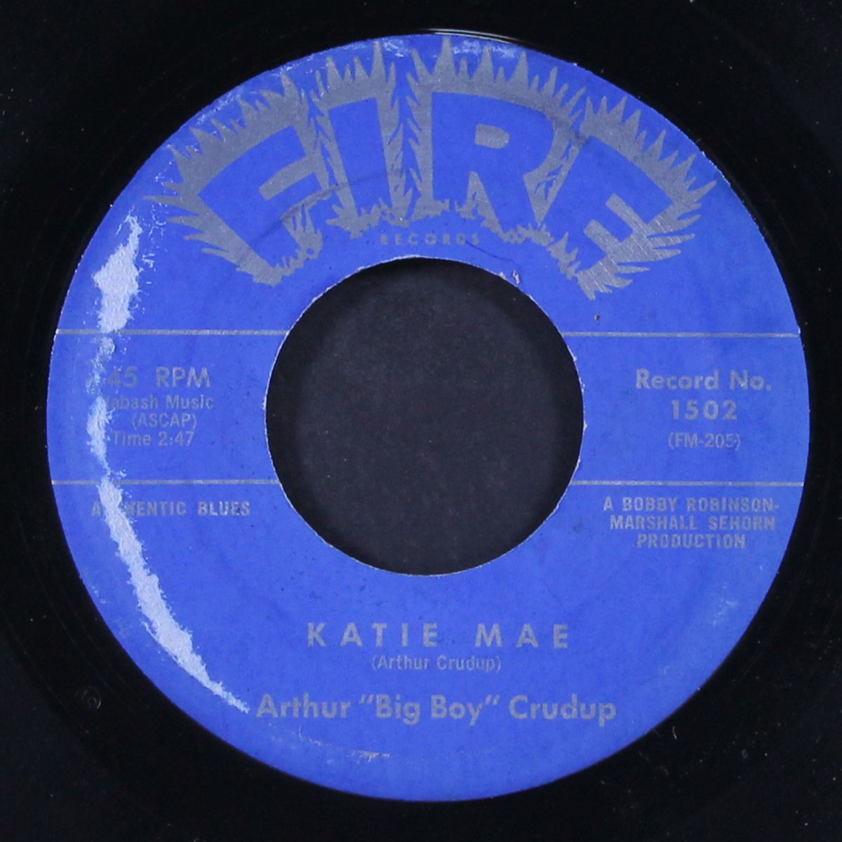 dig myself a hole / katie mae by ARTHUR 'BIG BOY' CRUDUP