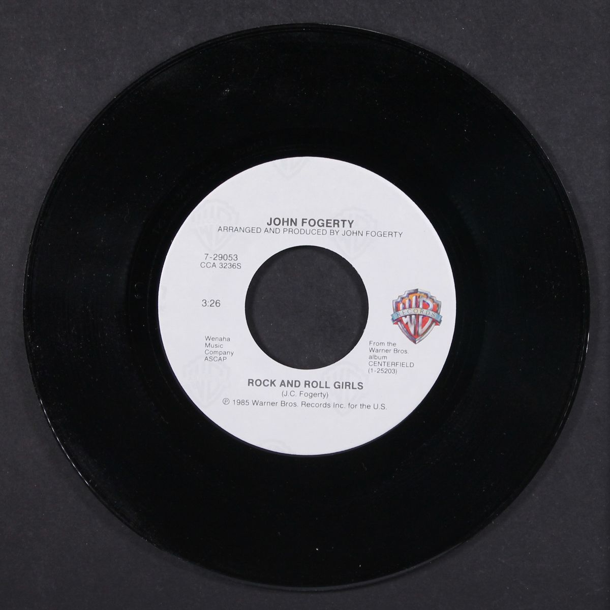 rock and roll girls / centerfield by JOHN FOGERTY