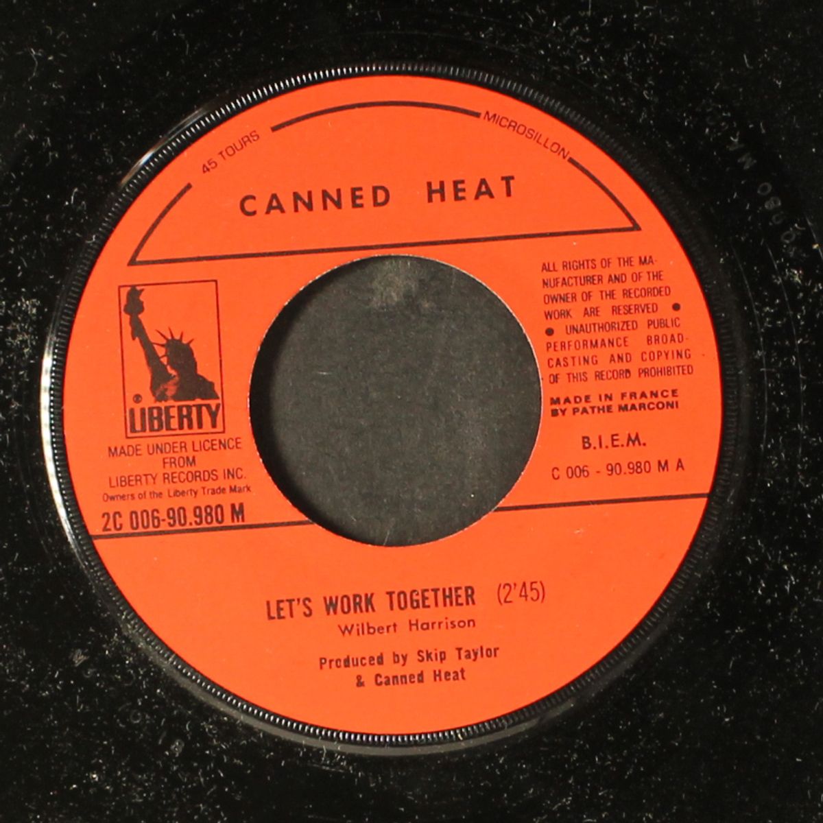 let's work together / i'm her man by CANNED HEAT