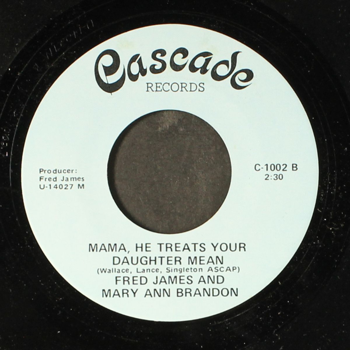 lovey dovey / mama he treats your daughter mean by FRED JAMES & MARY ANN BRANDON