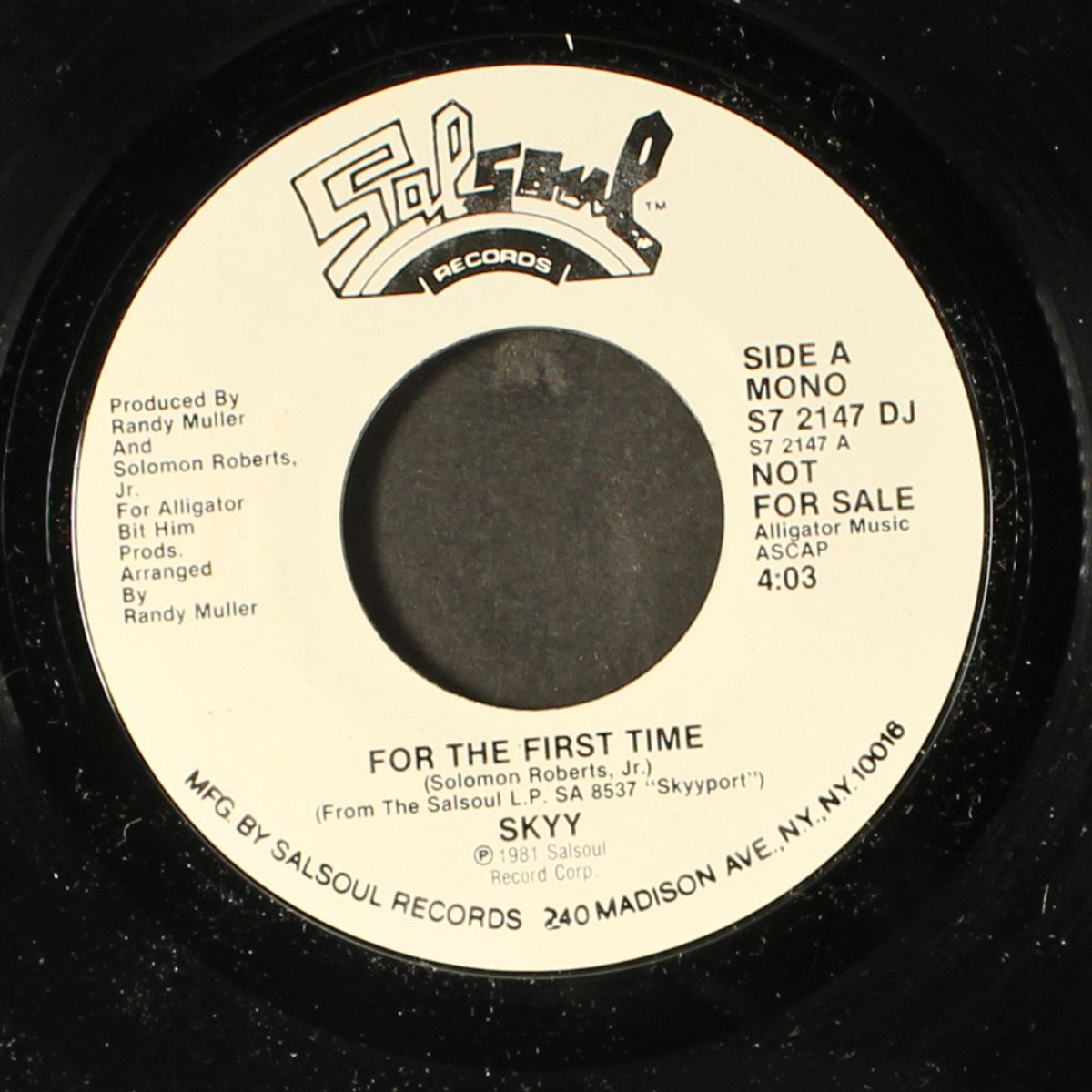 for the first time / mono by SKYY