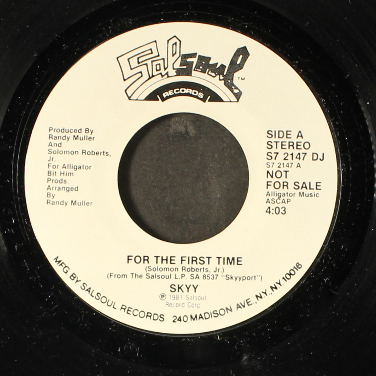 for the first time / mono by SKYY