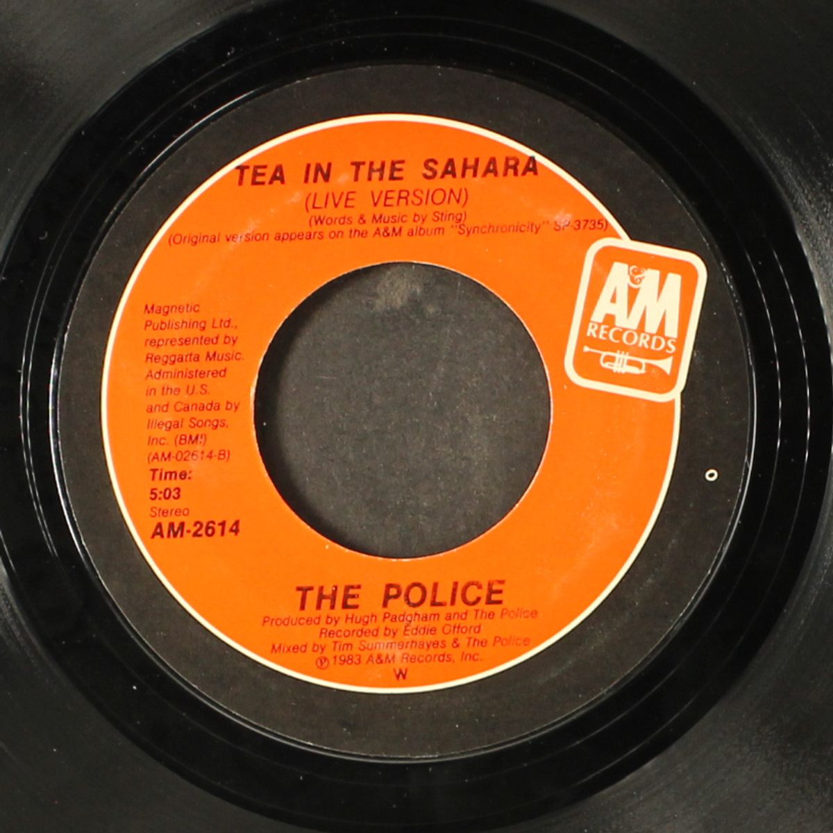 wrapped around your finger / tea in the sahara (live) by POLICE