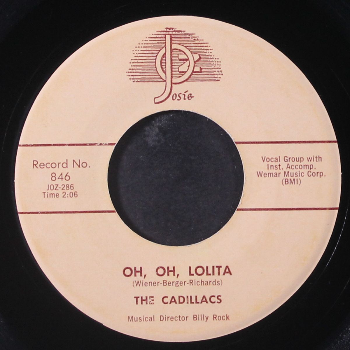 peek-a-boo / oh, oh, lolita by CADILLACS