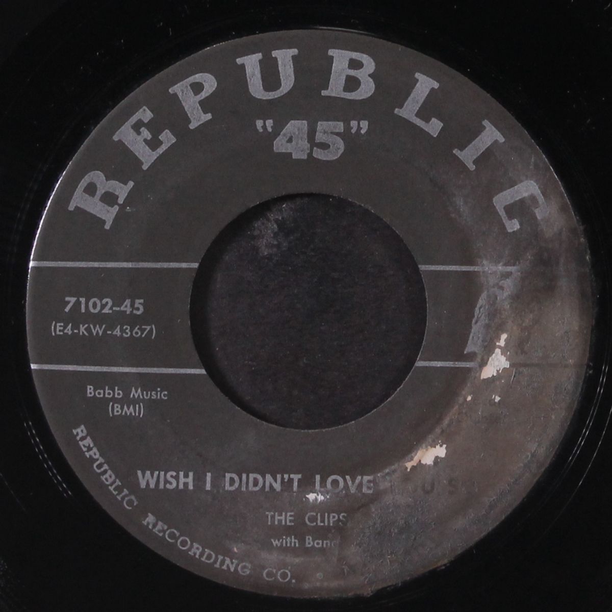 wish i didn't love you so / your lovin' moves me by CLIPS