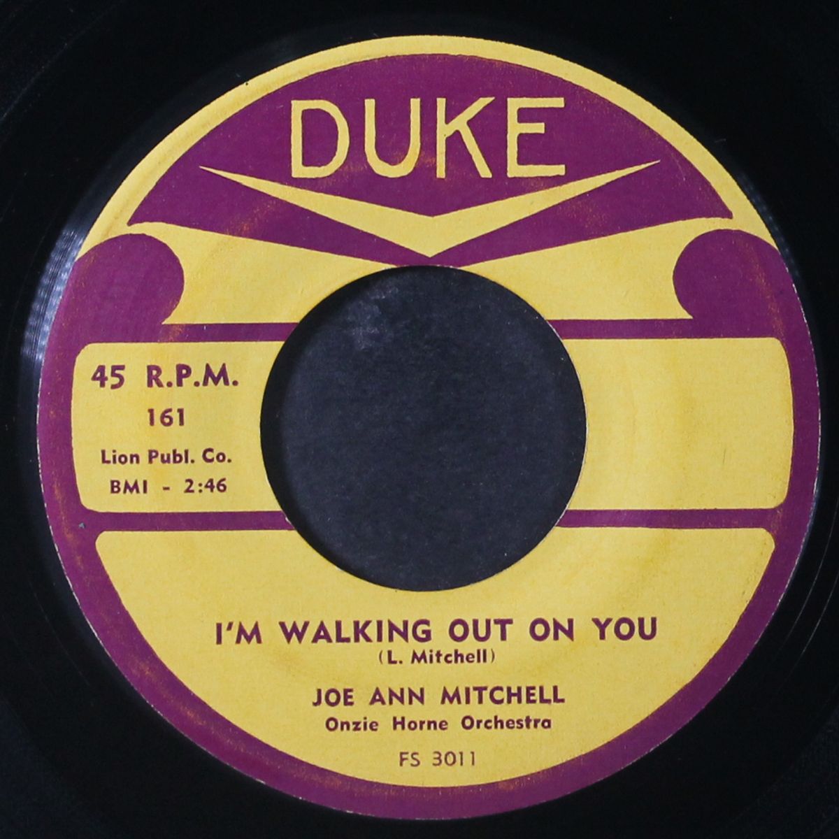 i'll make it up / i'm walking out on you by JOE ANN MITCHELL