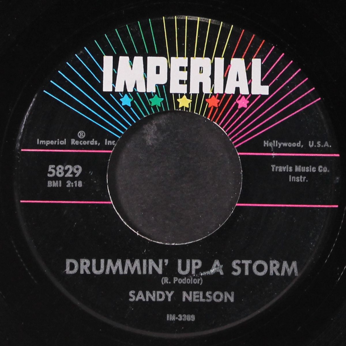 drummin' up a storm / drum stomp by SANDY NELSON