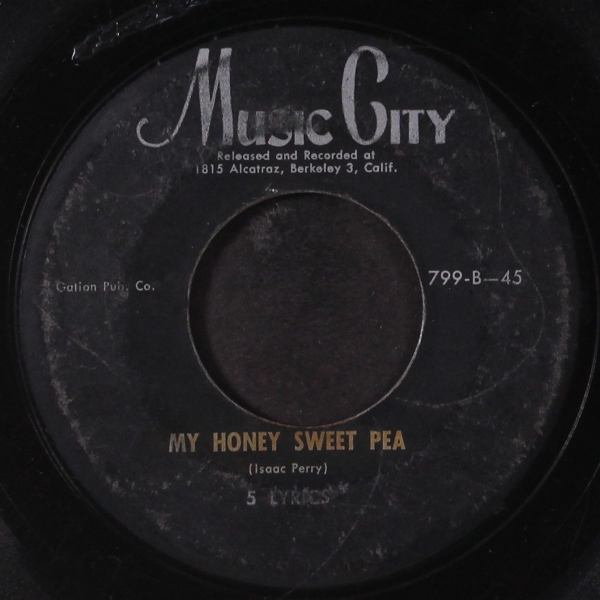 i'm traveling light / my honey sweet pea by FIVE LYRICS