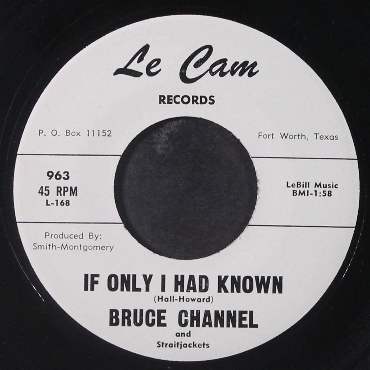 if only i had known / number one man by BRUCE CHANNEL