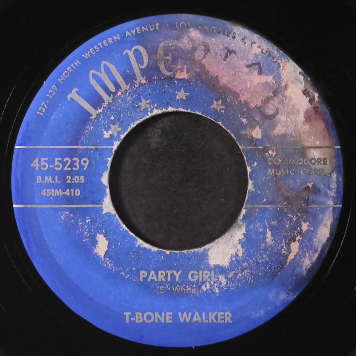 party girl / here in the dark by T-BONE WALKER