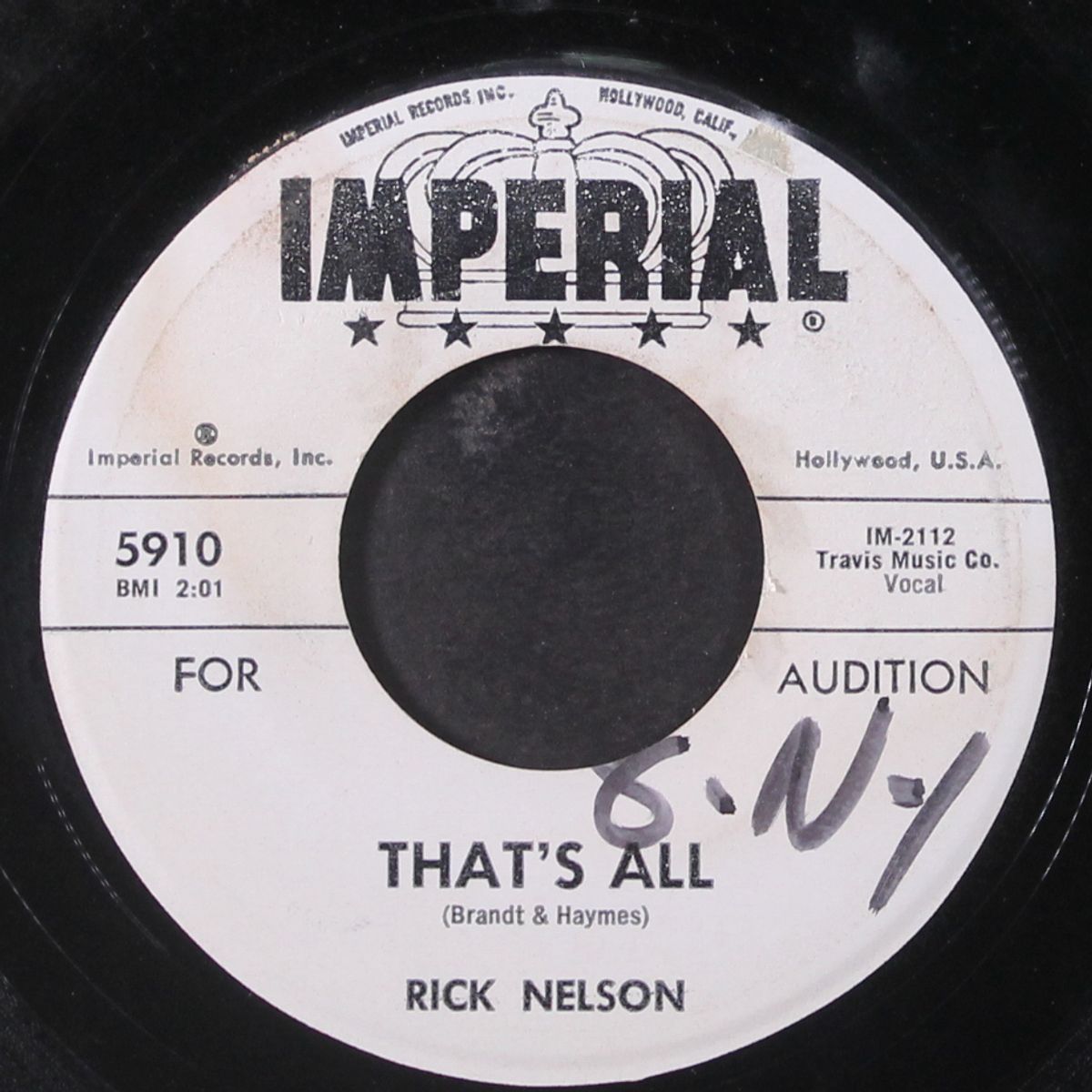 that's all by RICK NELSON