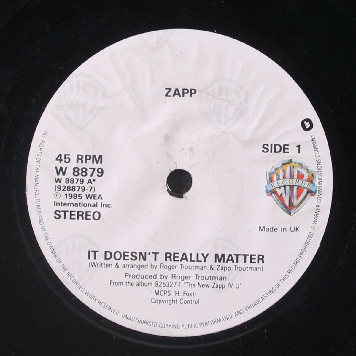 it doesn't really matter by ZAPP