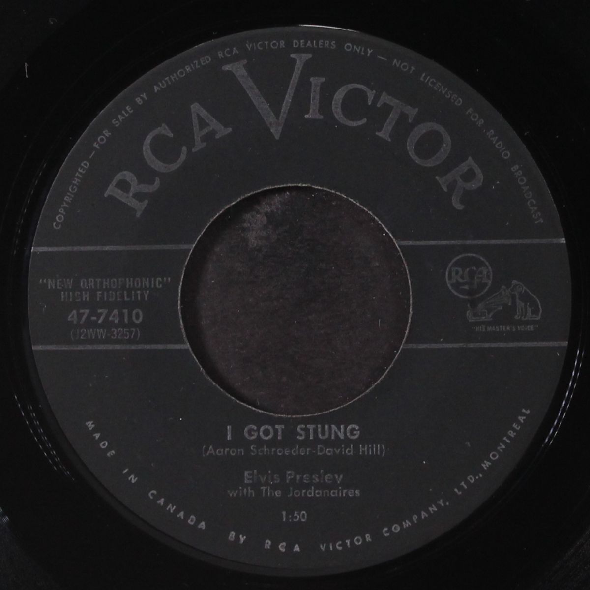 one night / i got stung by ELVIS PRESLEY