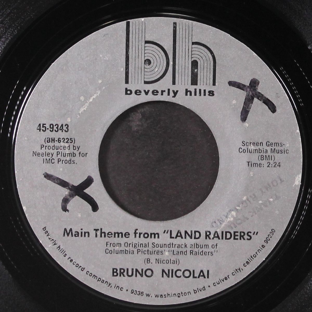 main theme from "land raiders" by BRUNO NICOLAI