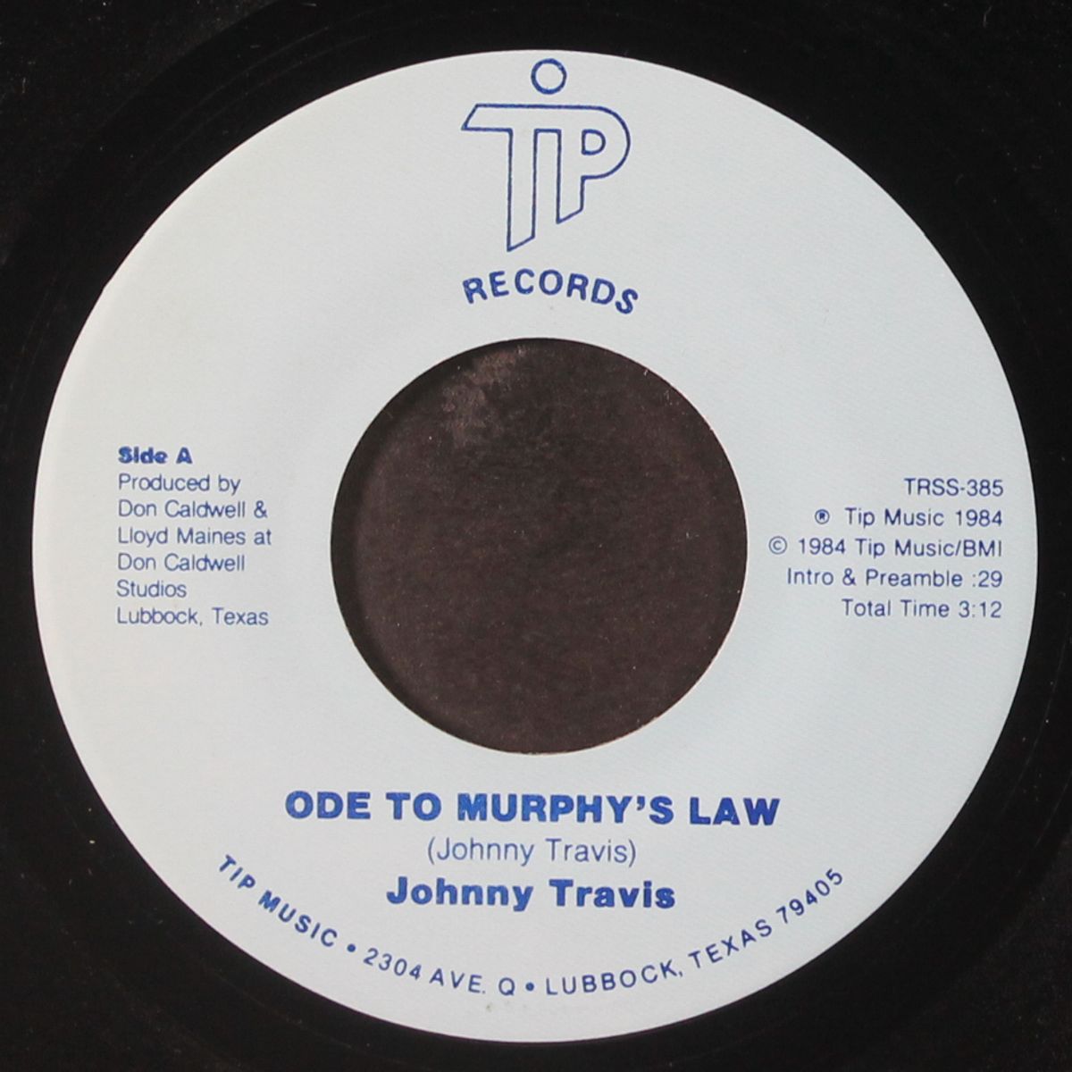 ode to murphy's law by JOHNNY TRAVIS