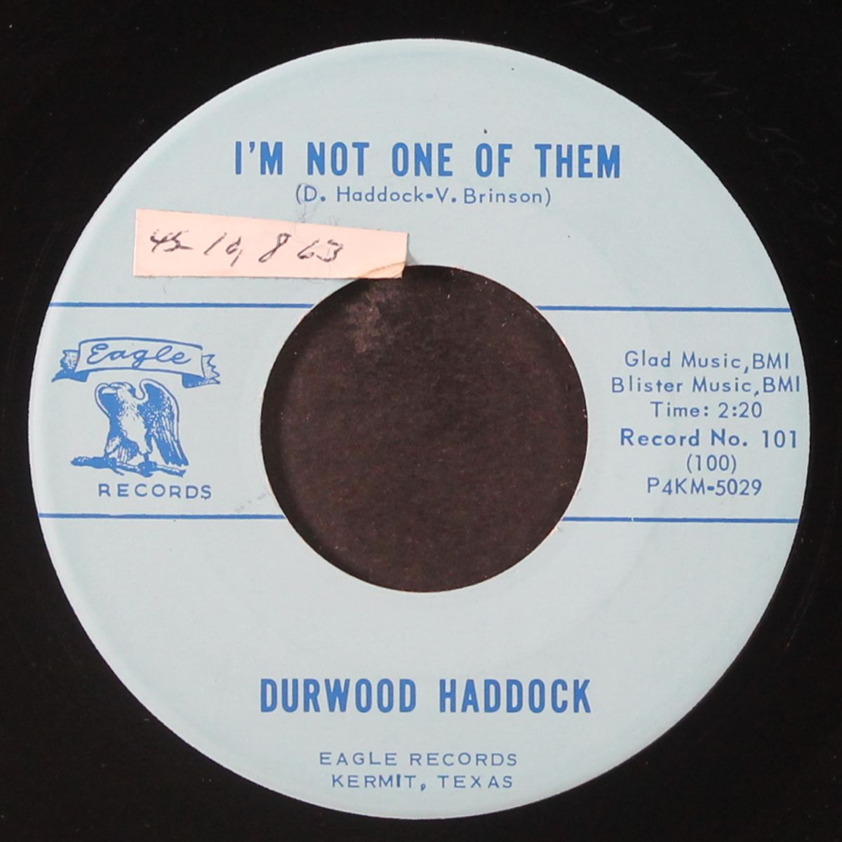 i'm not one of them by DURWOOD HADDOCK
