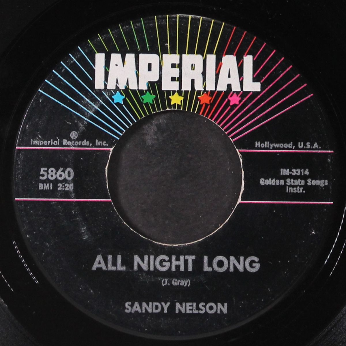 all night long by SANDY NELSON