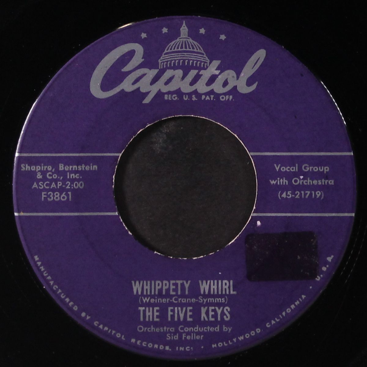 from me to you / whippety whirl by FIVE KEYS
