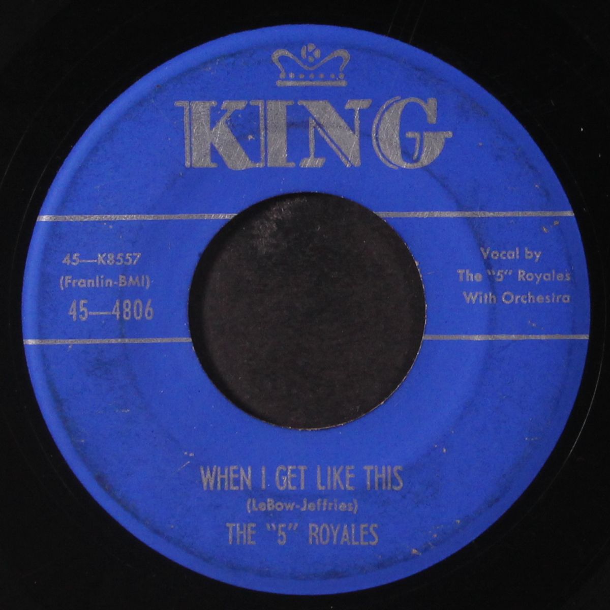 when i get like this / i need your lovin' baby by FIVE ROYALES