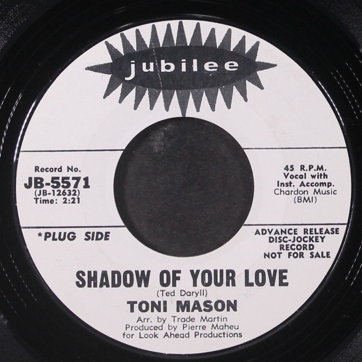 shadow of your love by TONI MASON