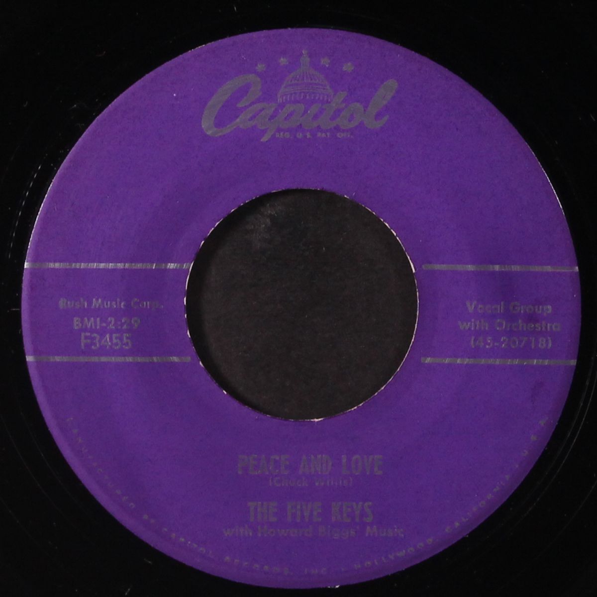 my pigeon's gone / peace and love by FIVE KEYS
