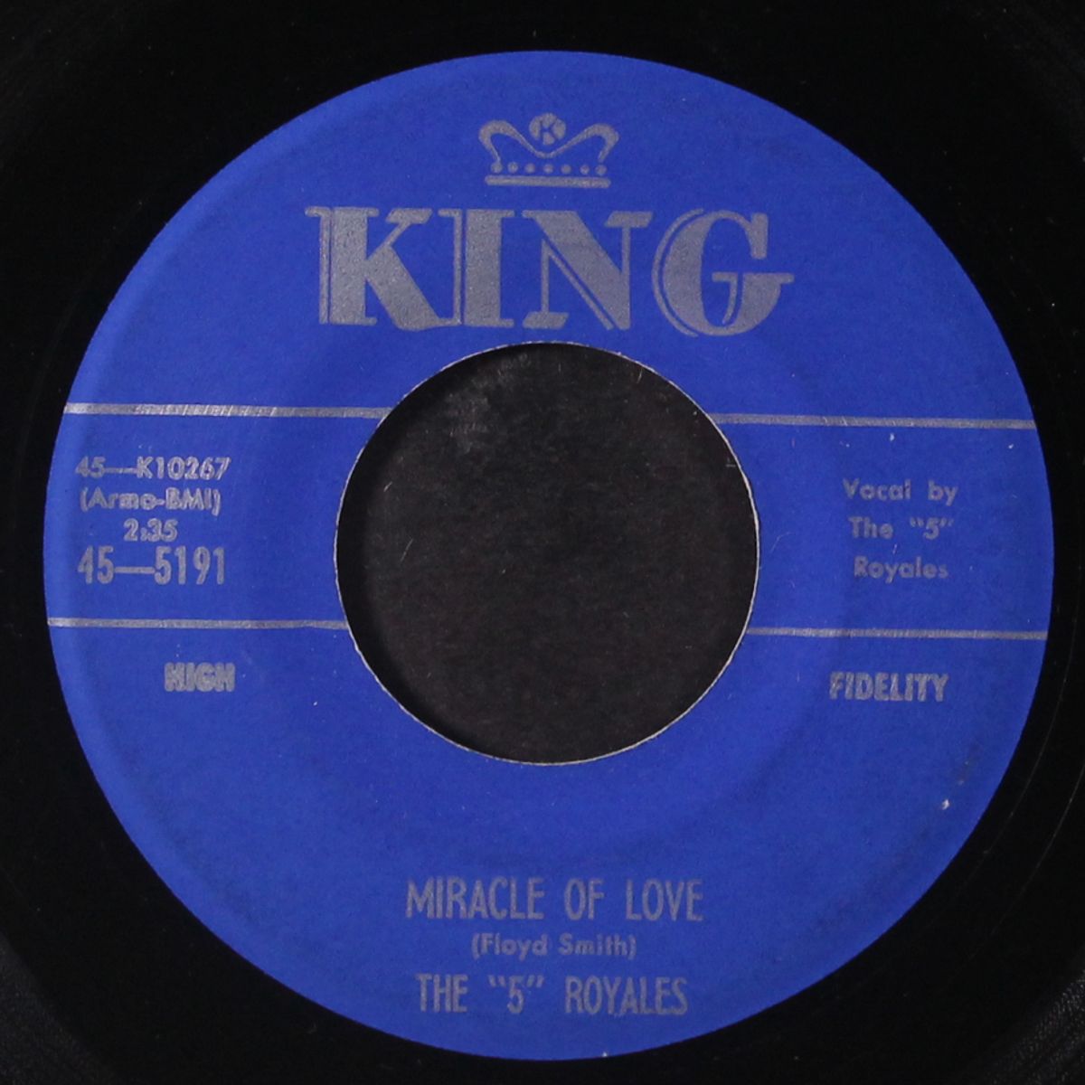 miracle of love / i know it's hard but it's fair by FIVE ROYALES