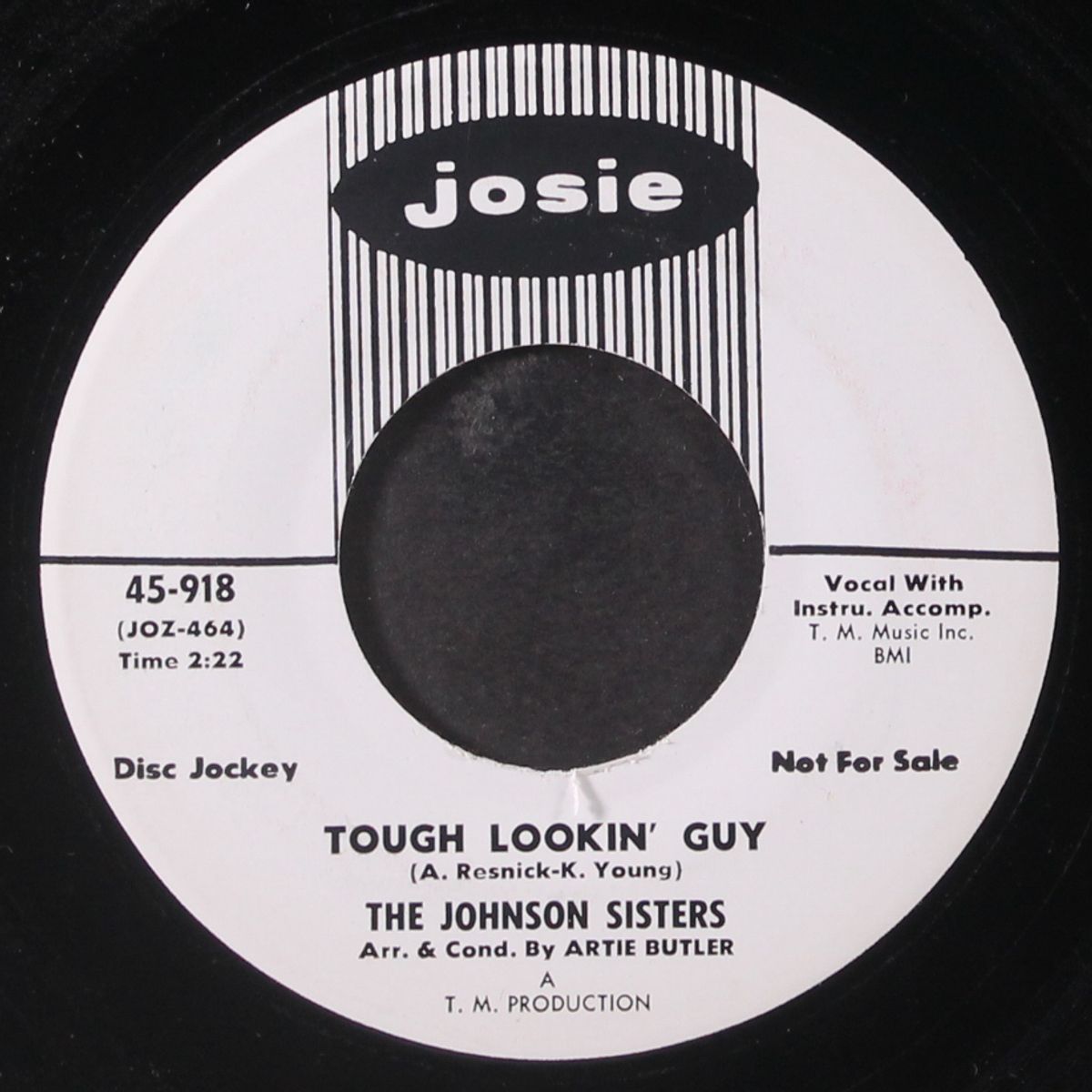 tough lookin' guy / devil in the dark by JOHNSON SISTERS