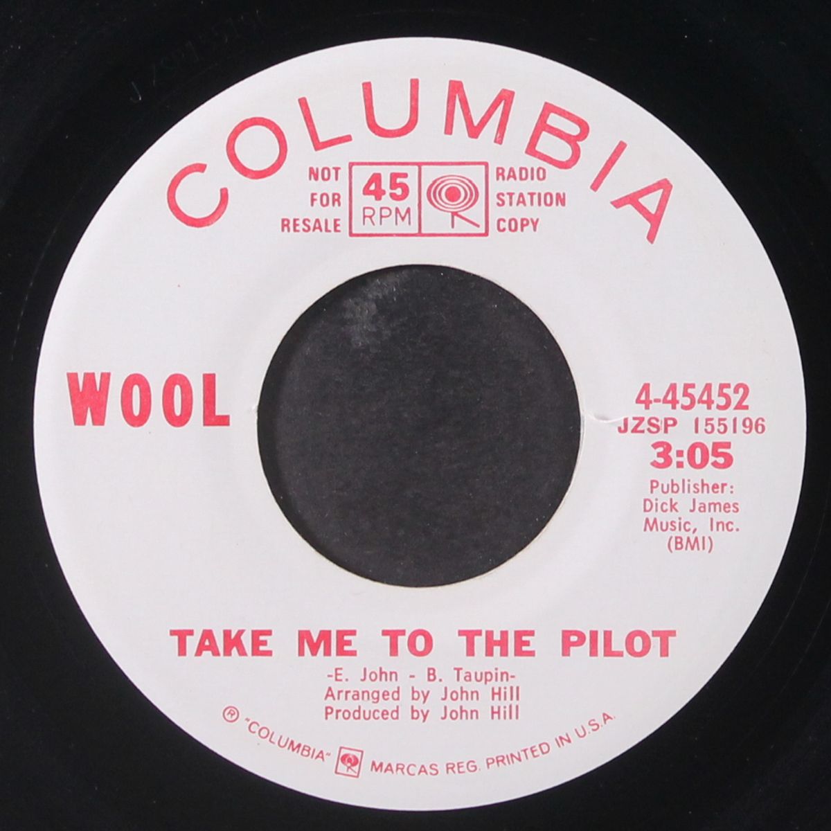 it's alright / take me to the pilot by WOOL