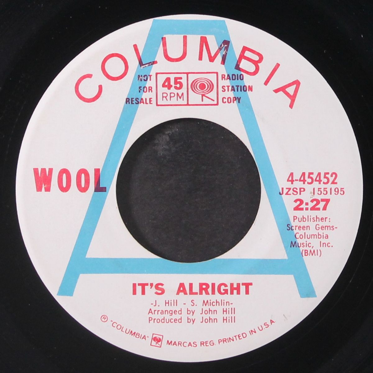 it's alright / take me to the pilot by WOOL