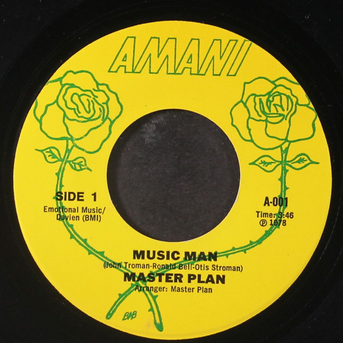 music man / dance all nite by MASTER PLAN