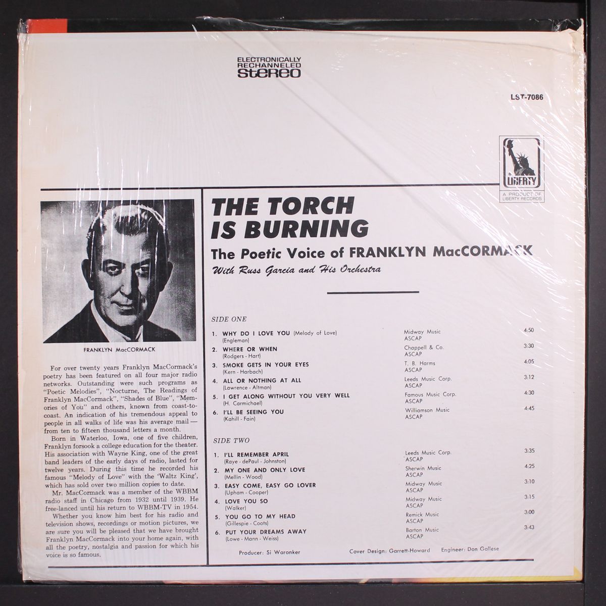 the torch is burning by FRANKLYN MACCORMACK
