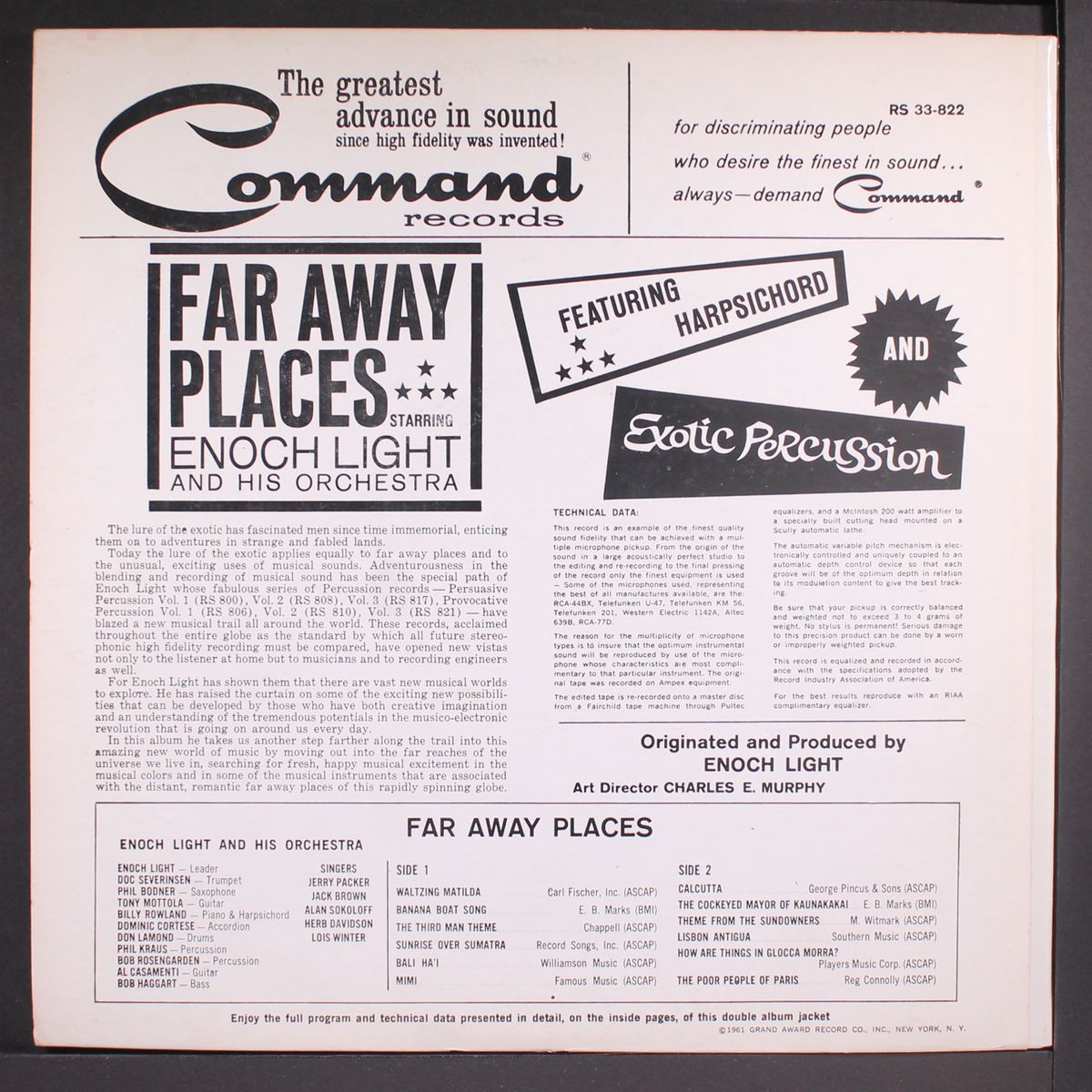 far away places by ENOCH LIGHT