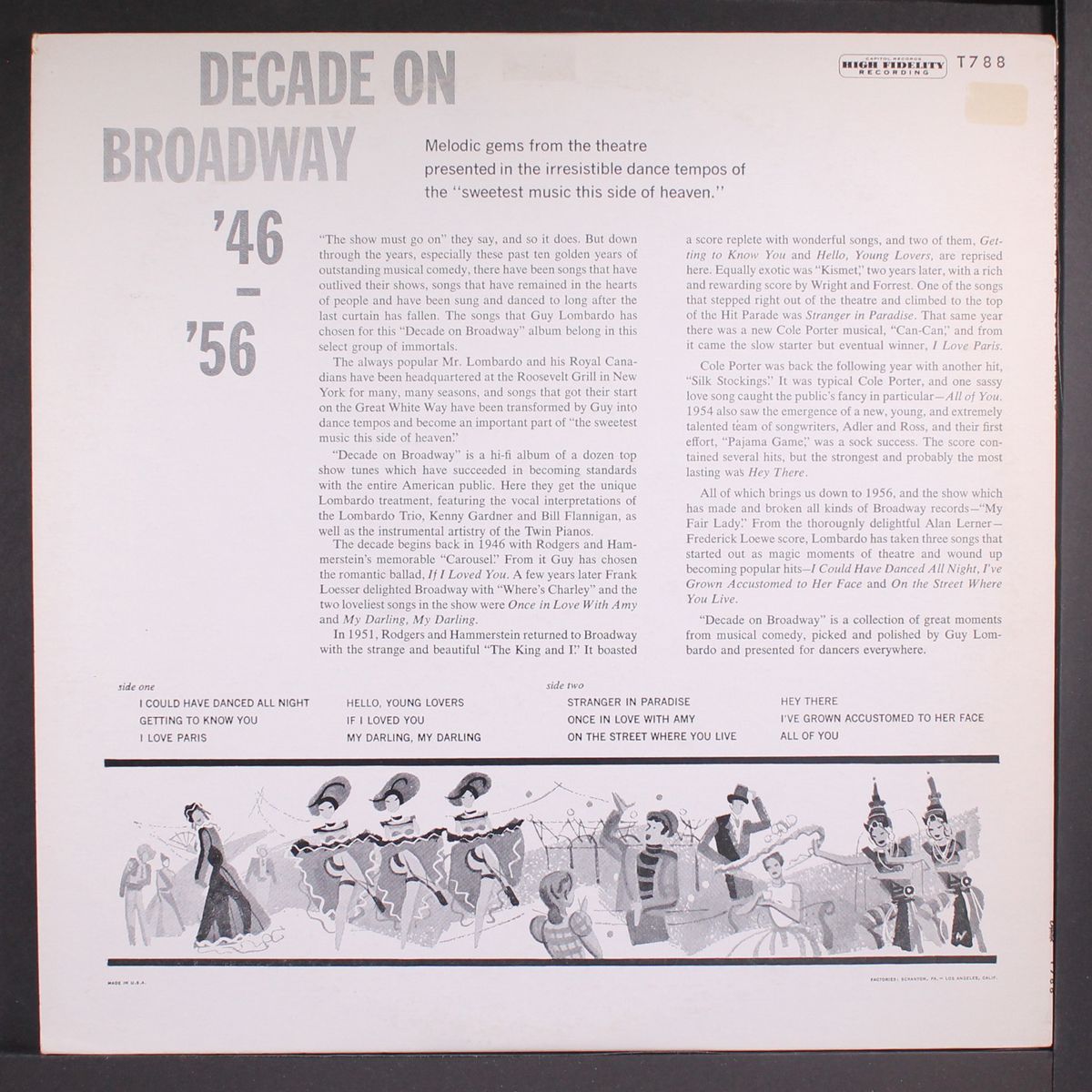 decade on broadway '46-'56 by GUY LOMBARDO