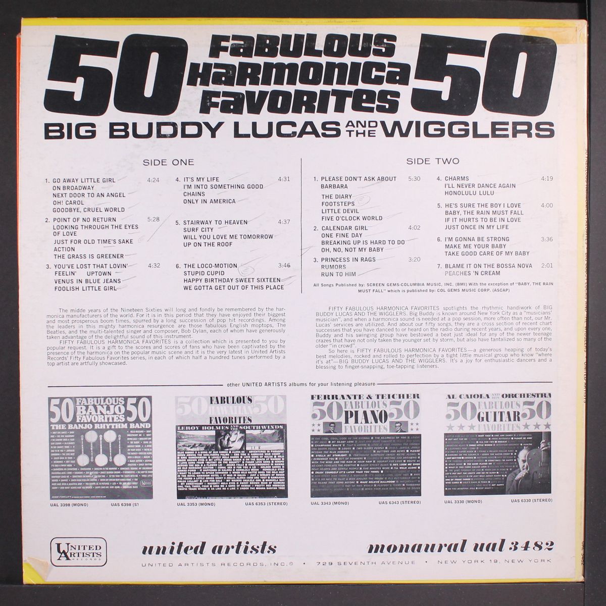 50 fabulous harmonica favorites by BIG BUDDY LUCAS
