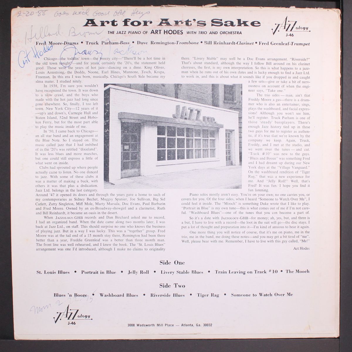 art for art's sake by ART HODES