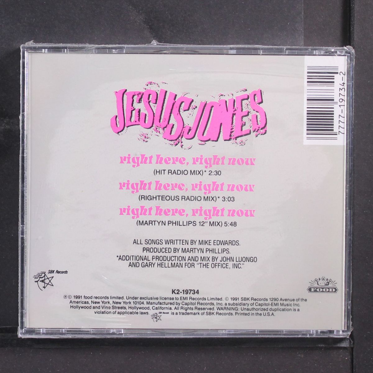 right here, right now by JESUS JONES