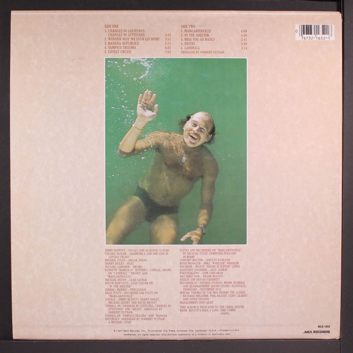 changes in latitudes, changes in attitudes by JIMMY BUFFETT