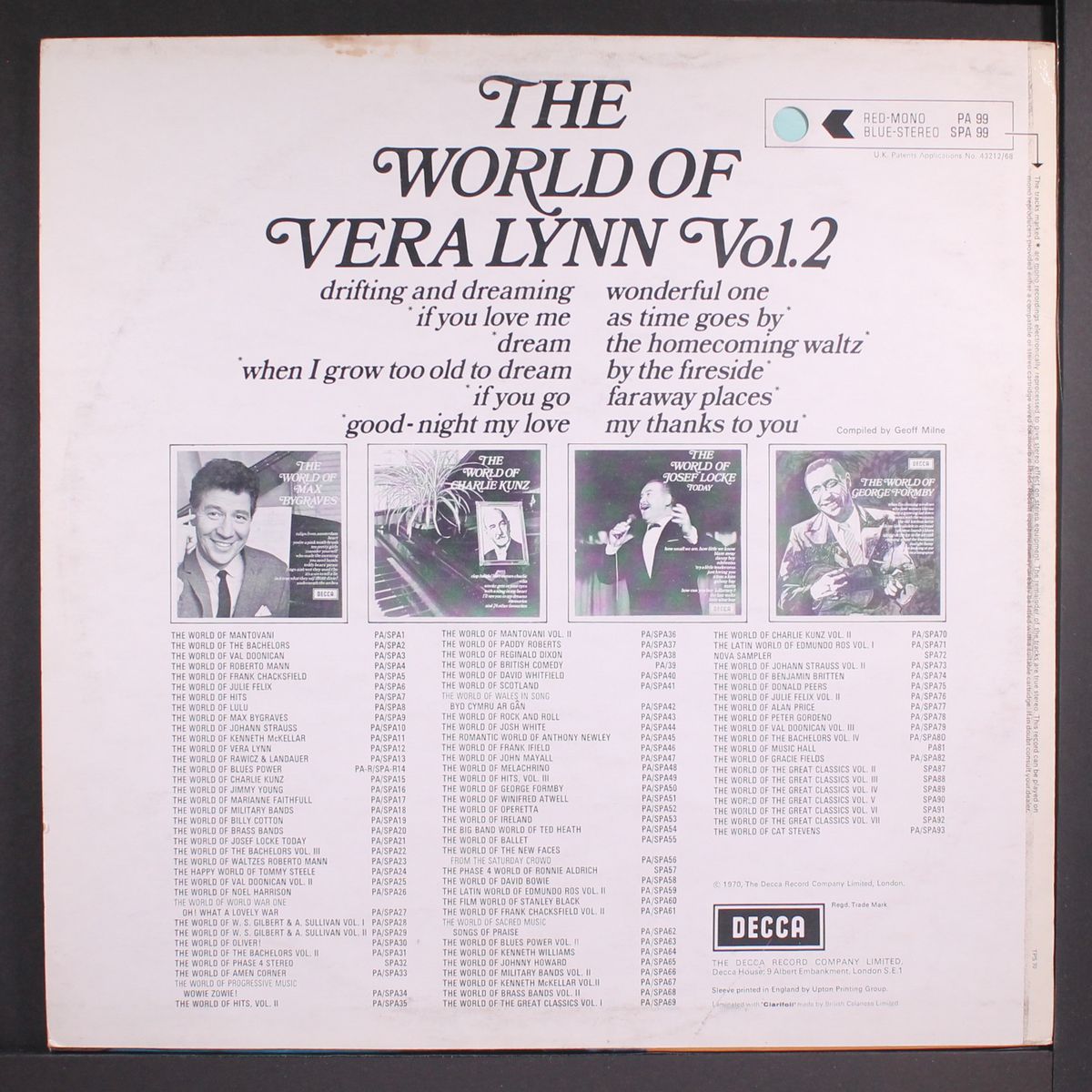the world of, vol. 2 by VERA LYNN