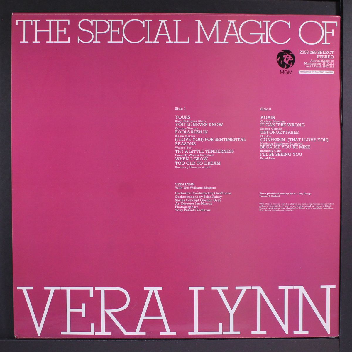 the special magic of by VERA LYNN